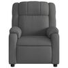 vidaXL Massage Recliner Chair Dark Grey Fabric