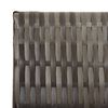vidaXL Room Divider 4 Panels Grey Poly Rattan