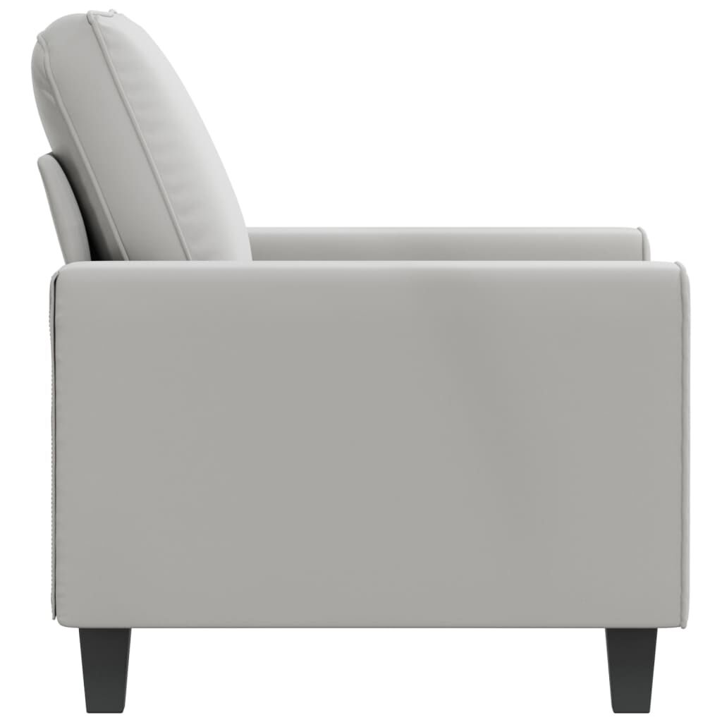 vidaXL Sofa Chair Dark Grey 60 cm Microfibre Fabric