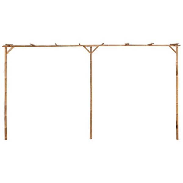 vidaXL Pergola Bamboo 385x40x205 cm