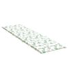 vidaXL Sun Lounger Cushion Leaf Pattern Oxford Fabric
