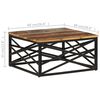 vidaXL Coffee Table 68x68x35 cm Solid Reclaimed Wood