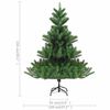 vidaXL Nordmann Fir Artificial Christmas Tree LED&Ball Set Green 150cm