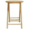 vidaXL 3 Piece Bistro Set Bamboo