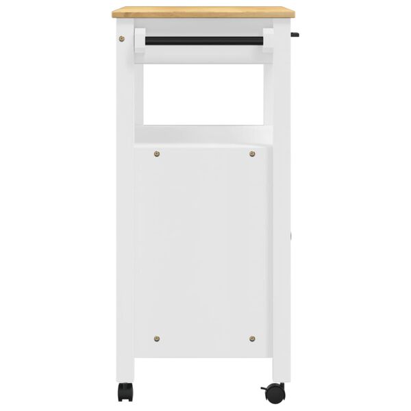 vidaXL Kitchen Trolley MONZA 84x40x90 cm Solid Wood Pine