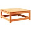vidaXL 7 Piece Garden Sofa Set with Cushions Wax Brown Solid Wood Pine