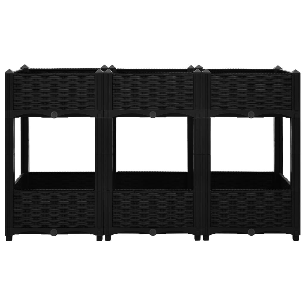 vidaXL Raised Bed 120x40x71 cm Polypropylene