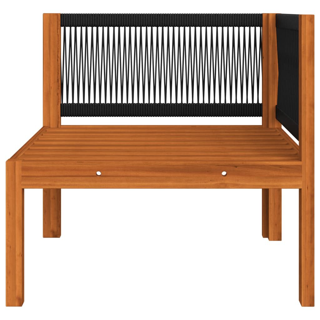 vidaXL 4-Seater Garden Sofa with Cushion Solid Acacia Wood