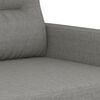 vidaXL 3-Seater Sofa Dark Grey 210 cm Fabric