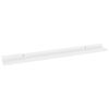 vidaXL Wall Shelves 2 pcs High Gloss White 80x9x3 cm