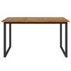 vidaXL Garden Table with U-shaped Legs 140x80x75 cm Solid Wood Acacia