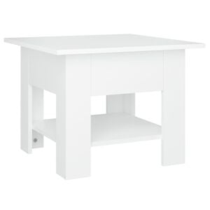 vidaXL Coffee Table White 55x55x42 cm Engineered Wood