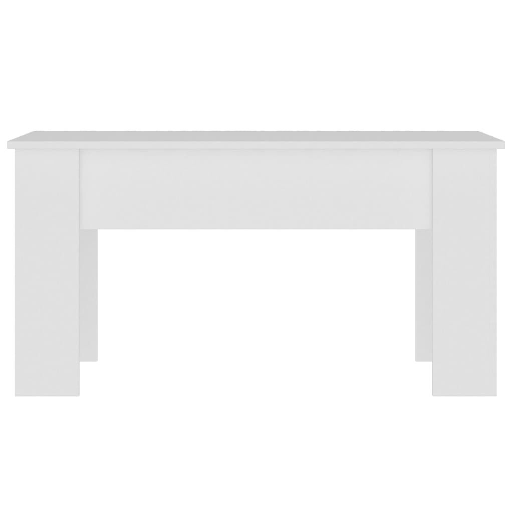 vidaXL Coffee Table White 101x49x52 cm Engineered Wood