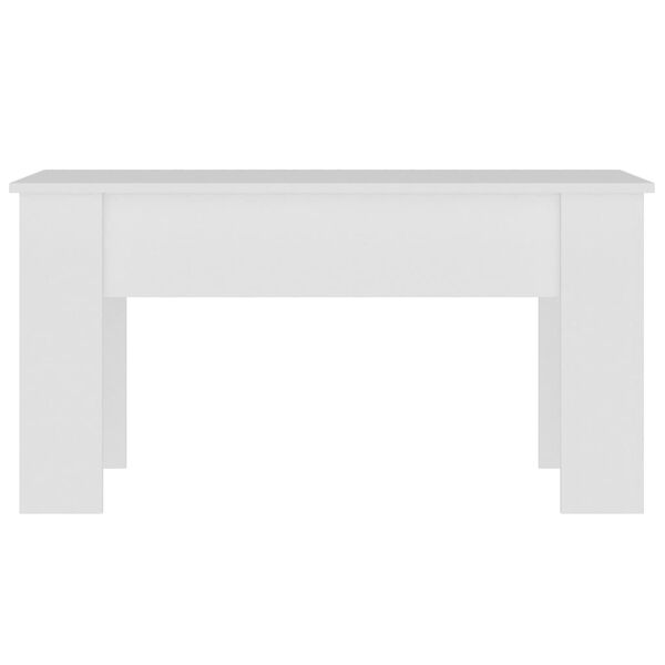 vidaXL Coffee Table White 101x49x52 cm Engineered Wood