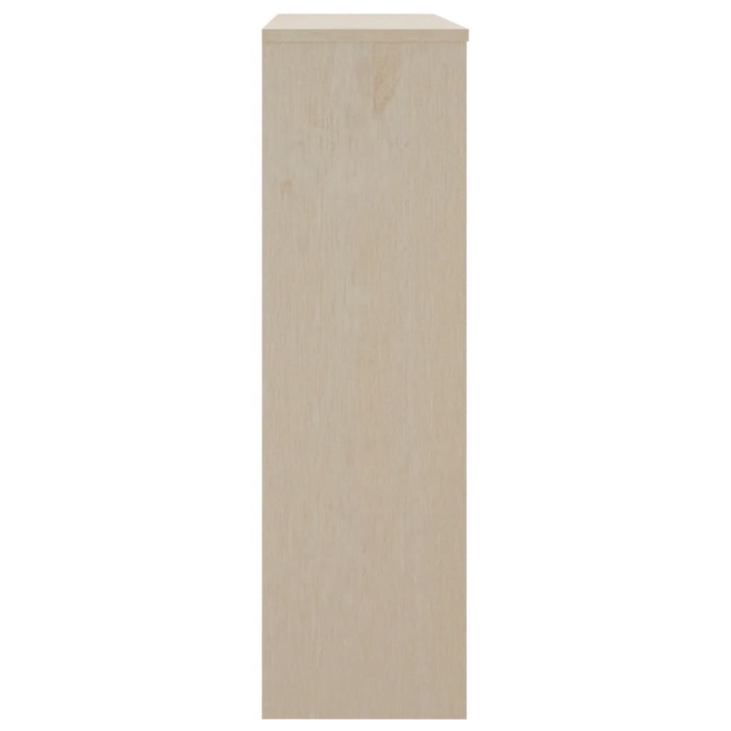 vidaXL Top for Highboard HAMAR Honey Brown 90x30x100cm Solid Wood Pine