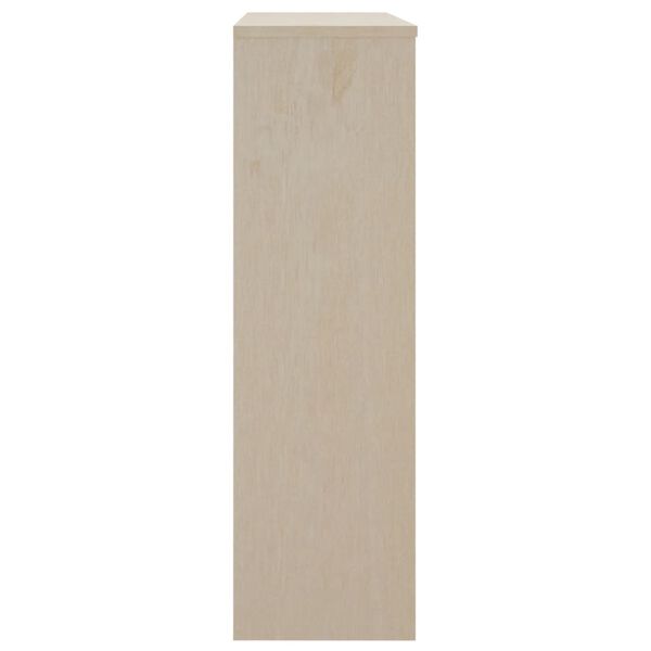 vidaXL Top for Highboard HAMAR Honey Brown 90x30x100cm Solid Wood Pine