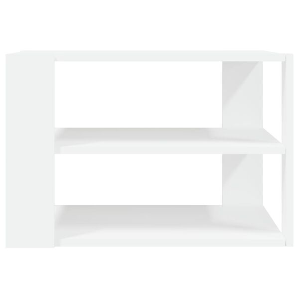 vidaXL Coffee Table White 59.5x59.5x40 cm Engineered Wood