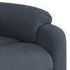 vidaXL Stand up Massage Recliner Chair Dark Grey Velvet