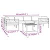 vidaXL 7 Piece Garden Lounge Set with Cushions Aluminium Anthracite