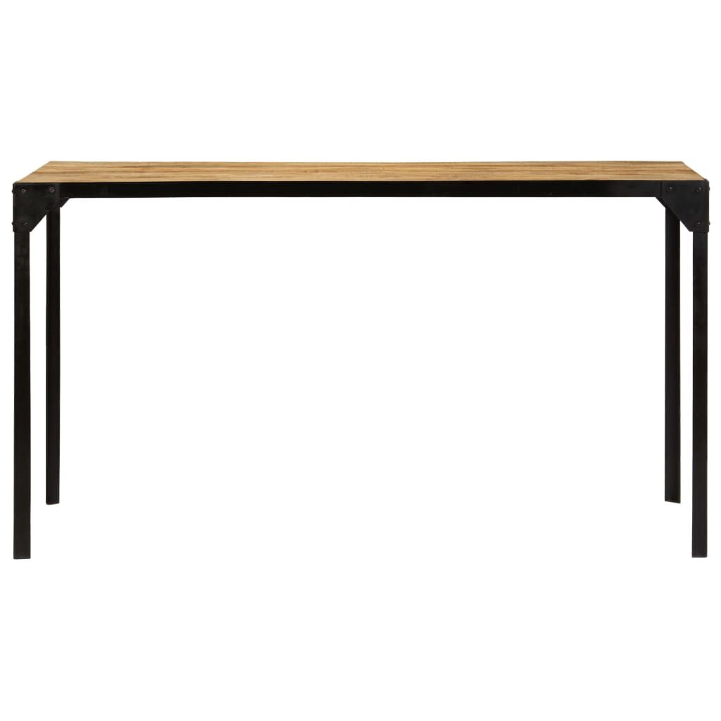vidaXL Dining Table 140x80x76 cm Solid Mango Wood