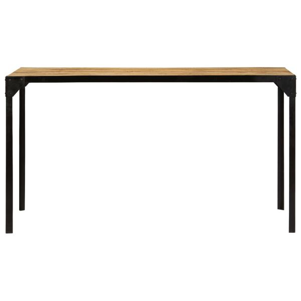 vidaXL Dining Table 140x80x76 cm Solid Mango Wood