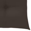 vidaXL Garden Chairs 4 pcs with Taupe Cushions Solid Teak Wood