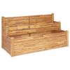vidaXL 2-Tier Garden Planter 160x75x84 cm Solid Acacia Wood