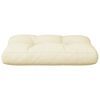 vidaXL Pallet Cushion Cream 60x40x12 cm Fabric