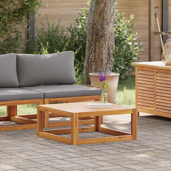 vidaXL 2 Piece Garden Sofa Set with Cushion Solid Acacia Wood