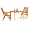 vidaXL Garden Dining Set 5 pcs Brown 150 x 90 x 74 cm