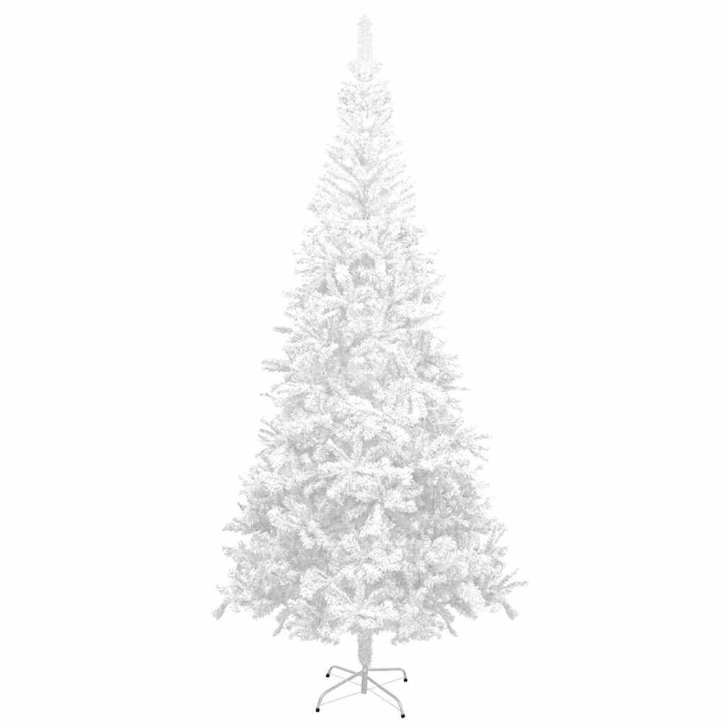 vidaXL Artificial Pre-lit Christmas Tree with Ball Set L 240 cm White