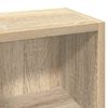 vidaXL CD Cabinets 2 pcs Sonoma Oak 21x16x93.5 cm Engineered Wood