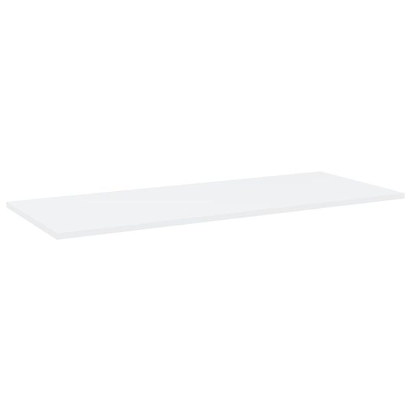 vidaXL Bookshelf Boards 4 pcs White 100x40x1.5 cm Engineered Wood