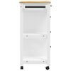 vidaXL Kitchen Trolley MONZA 84x40x90 cm Solid Wood Pine