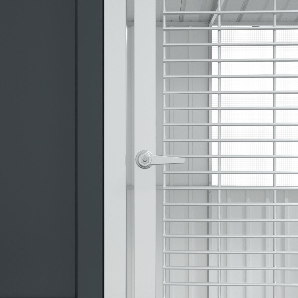 vidaXL Bird Cage Anthracite215x78x200 cm Galvanised Steel