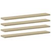vidaXL Bookshelf Boards 8 pcs Sonoma Oak 60x10x1.5 cm Engineered Wood