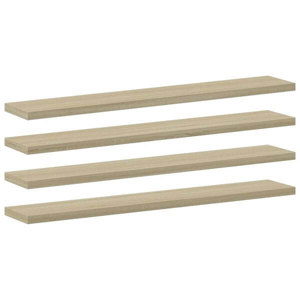 vidaXL Bookshelf Boards 8 pcs Sonoma Oak 60x10x1.5 cm Engineered Wood