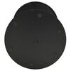 vidaXL Garden Table Round Black Ø50x72 cm Steel