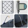 vidaXL Garden Light grey 120 x 40 x 142 cm Steel