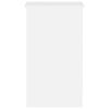 vidaXL Desk High Gloss White 90x45x76 cm Engineered Wood