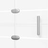 vidaXL Folding Shower Enclosure ESG 100x140 cm White