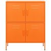 vidaXL Storage Cabinet Orange 80x35x101.5 cm Steel