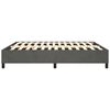 vidaXL Box Spring Bed Frame Dark Grey King Velvet (US Only)
