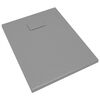 vidaXL Shower Base Tray SMC Grey 90x70 cm