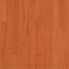 vidaXL Garden Planter Wax Brown 60x31x31 cm Solid Wood Pine