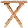 vidaXL Folding Garden Table 45x45x45 cm Solid Teak Wood
