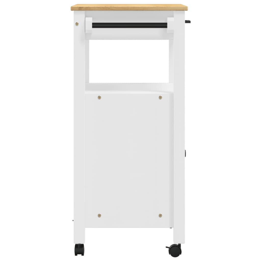 vidaXL Kitchen Trolley MONZA 60x40x90 cm Solid Wood Pine