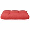 vidaXL Pallet Cushion Red 50x40x12 cm Fabric