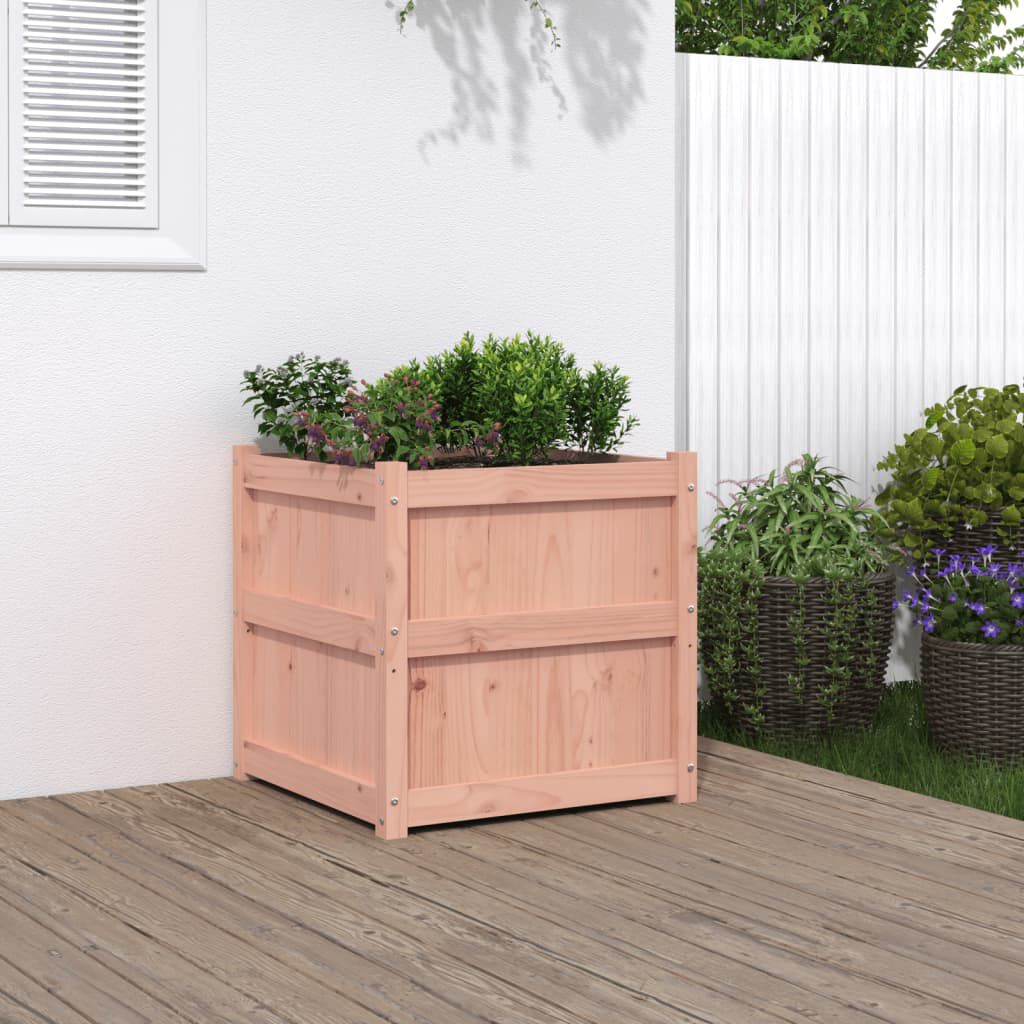 vidaXL Garden Planter 60x60x60 cm Solid Wood Douglas