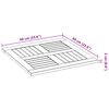 vidaXL Table Top 60x60x2 cm Square Solid Wood Acacia